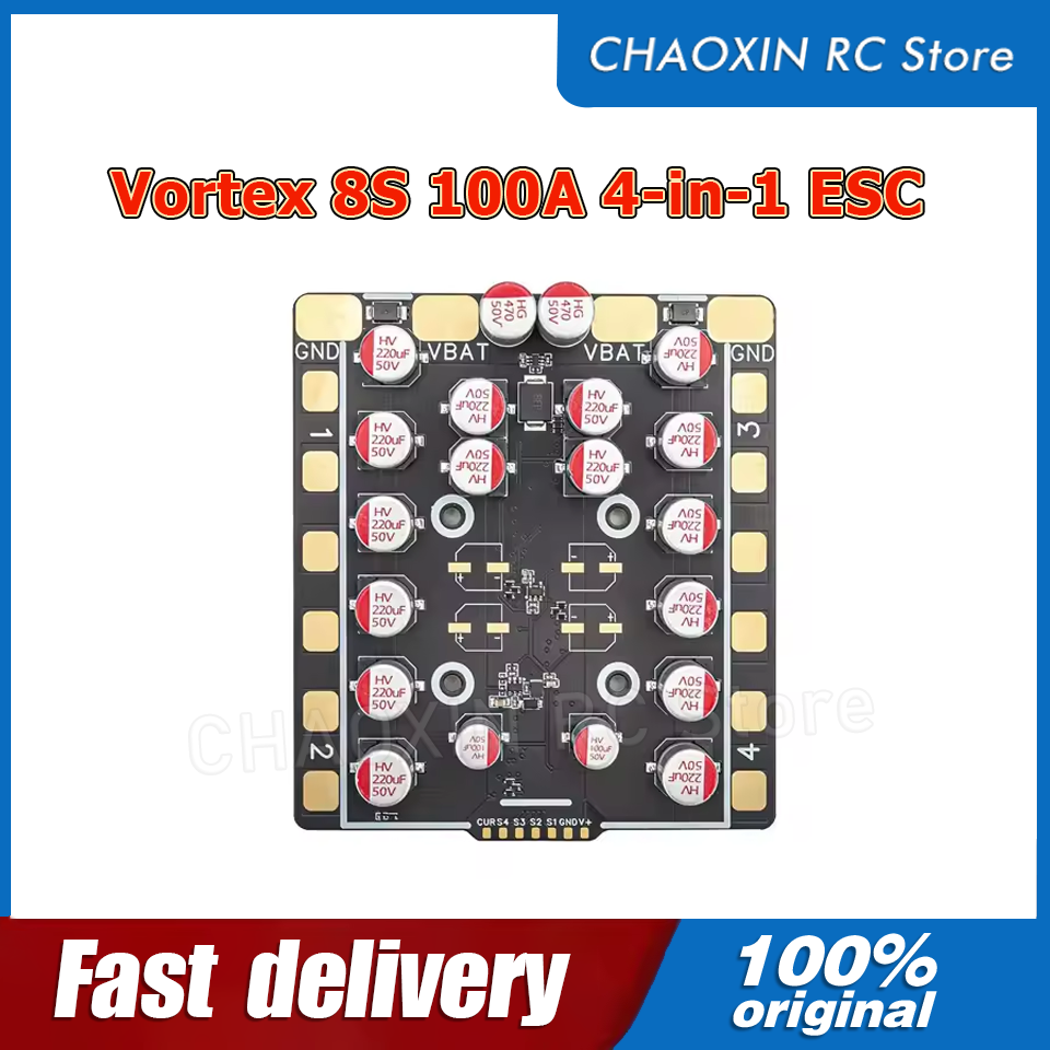 Fpv Drone Esc - Vortex 8S 100A 4-w-1 ESC BLS