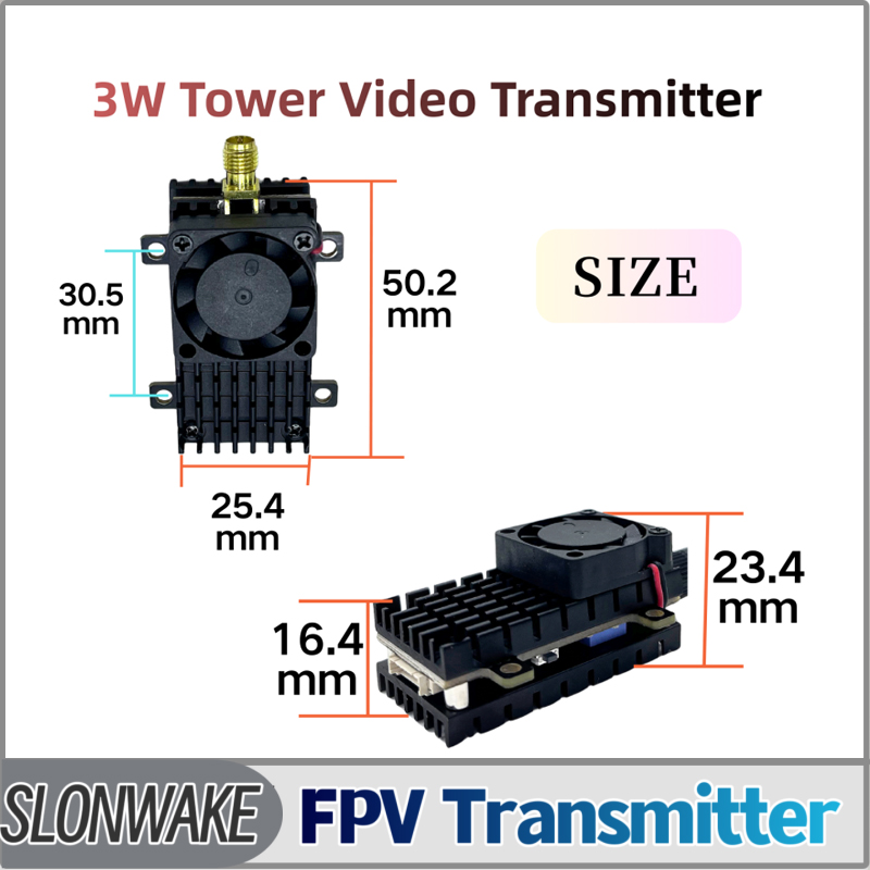 Fpv Drone Frame - Moduł transmisji wideo FPV SLONWAKE 5.8G