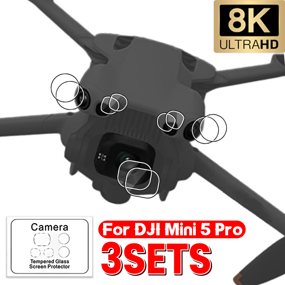 Dji Drone Mini 3 - 3/1 zestawy folii ochronnych HD ze